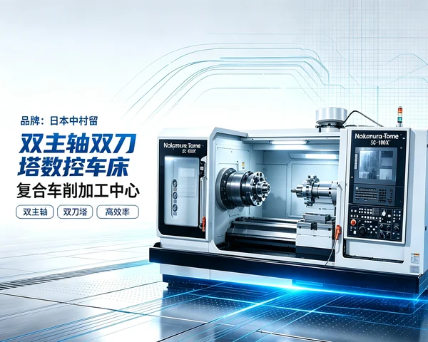 Nakamura-Tome SC-100X2 dual-spindle CNC lathe
