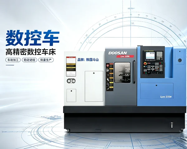 Doosan Lynx high-precision CNC lathe