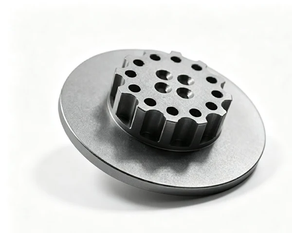 Precision multi-hole disc, CNC machined