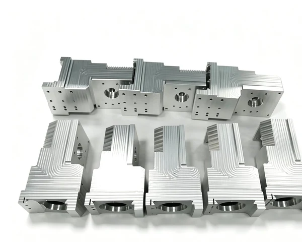 Batch production of finned aluminum structural parts